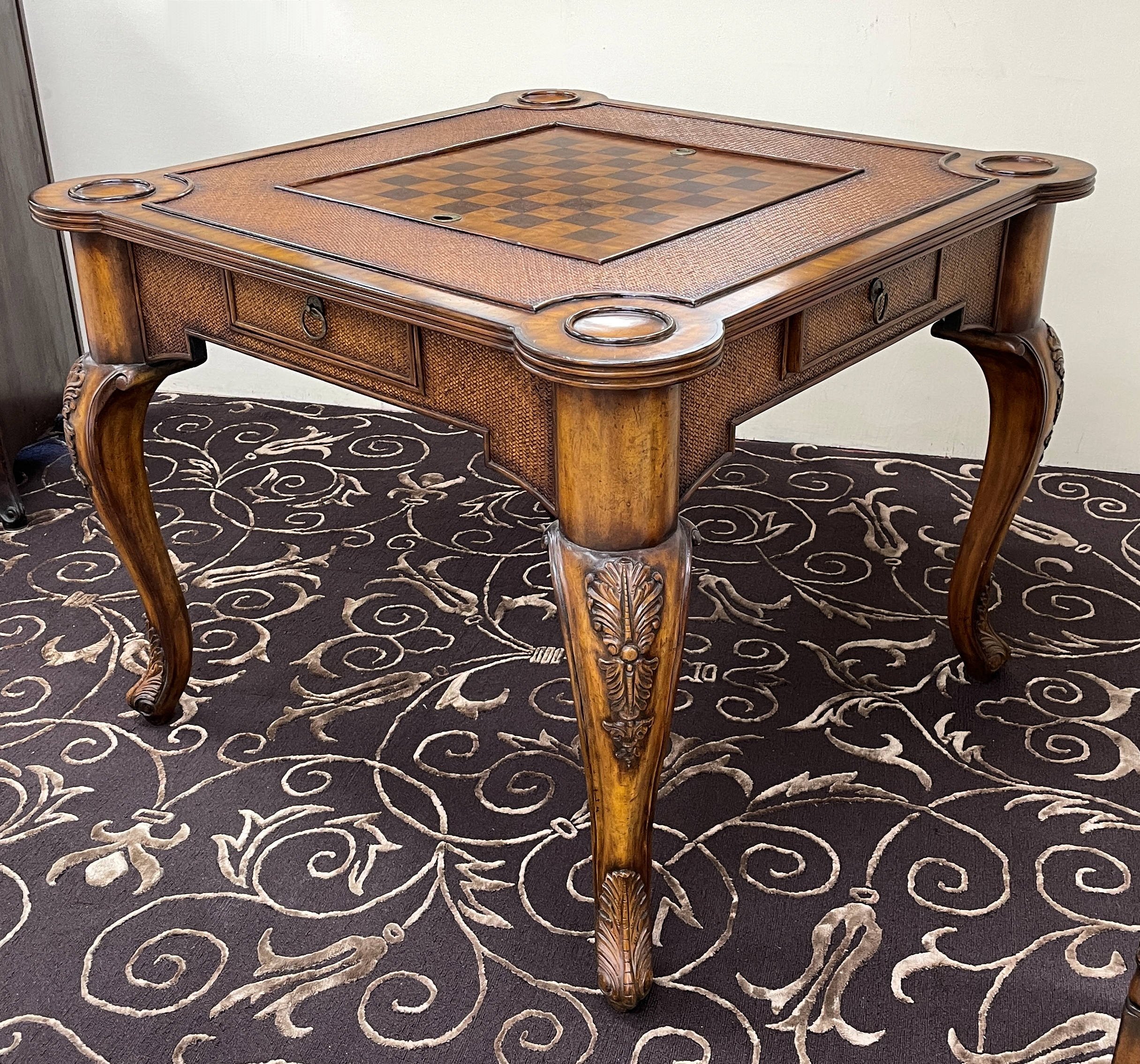 Encore Furniture Gallery-Maitland Smith Carved Wood, Rattan, and